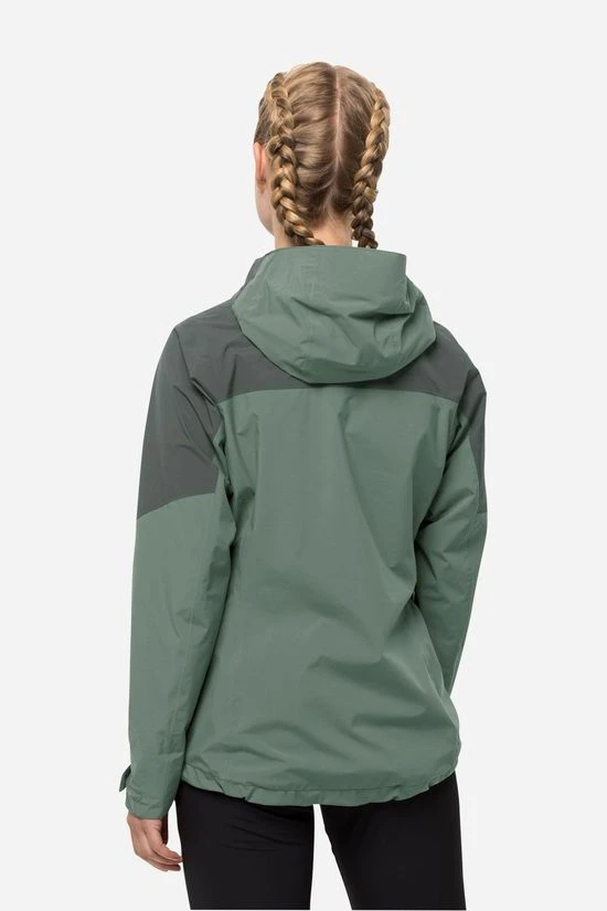 Jack Wolfskin Go Hike Jacket Hardshell Dames 4 Jack Wolfskin Go Hike Jacket Hardshell Dames - Afbeelding 2