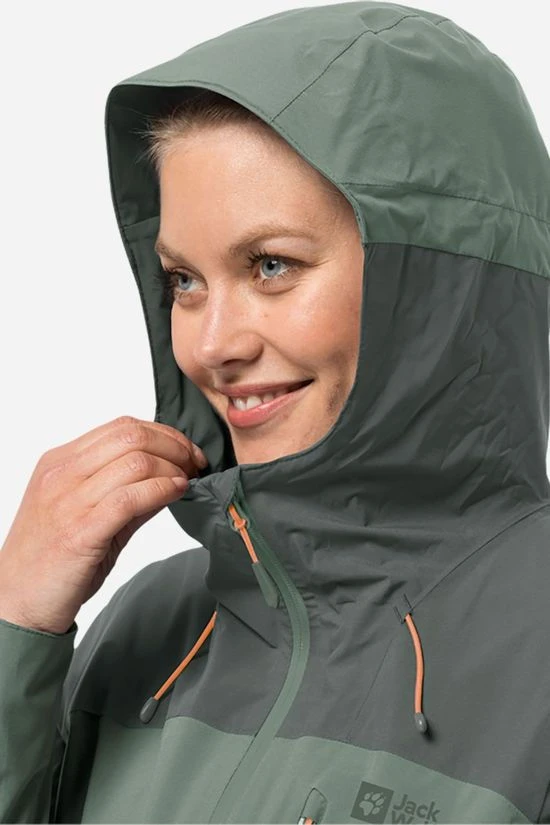 Jack Wolfskin Go Hike Jacket Hardshell Dames 6 Jack Wolfskin Go Hike Jacket Hardshell Dames - Afbeelding 4