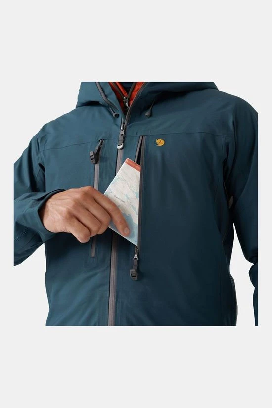 FJÄLLRÄVEN Bergtagen Eco-Shell Hardshell Jas 8 FJÄLLRÄVEN Bergtagen Eco-Shell Hardshell Jas - Afbeelding 6